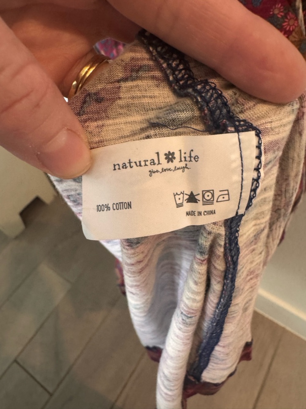 Natural Life Women’s L Christa Maxi Dress Comfort Boho Eclectic Romantic Prarie - Picture 8 of 9